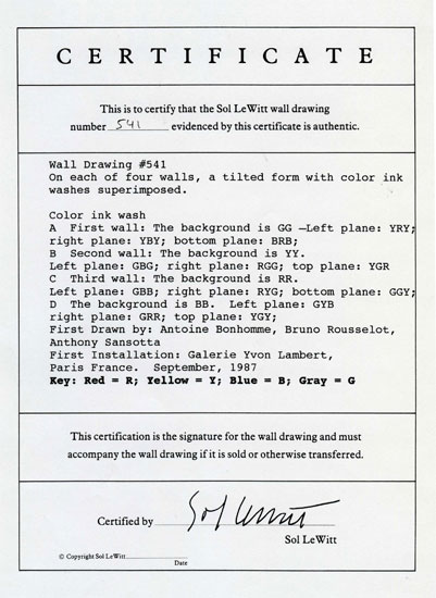 Lewitt Instructions